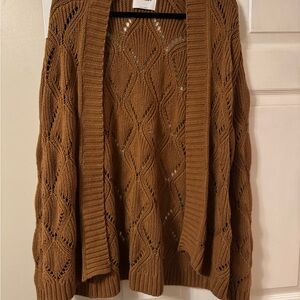 Old Navy Tan Knit Cardigan